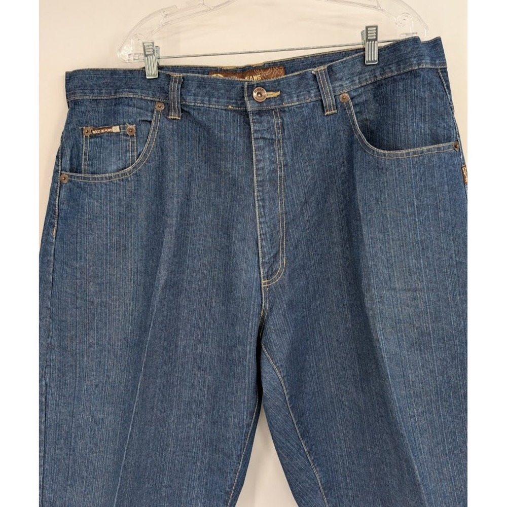 Y2K Noiz‎ Embroidered Baggy Denim Jean Shorts Men's Skater Wide Leg sz 42